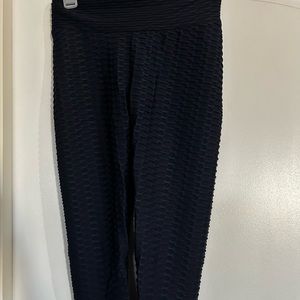 TikTok Legging Pants, Black, Navy BluSize Medium NEW without tags